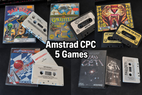Amstrad cpc 464 tape games - tape,