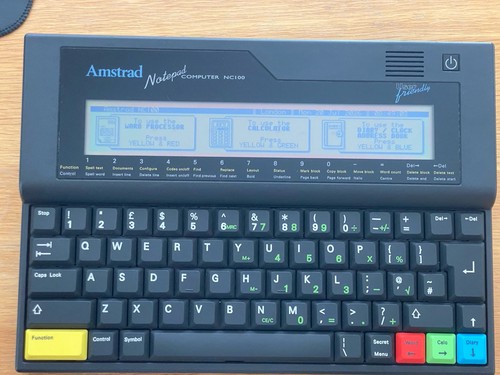 Amstrad nc100 notepad computer - amstrad,